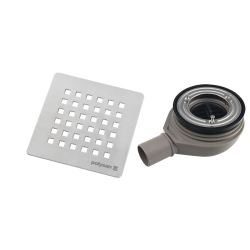 Polysan Siphon de receveur de douche Polysan 90 mm, inox (17731)
