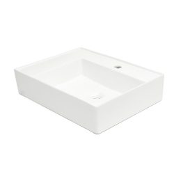 Vitra  Lavabo SAT Cube Way 60x46 cm avec trou pour robinet au centre (SATCW6046L)