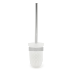 Swiss Aqua Technologies Project Brosse WC, chromé/verre dépoli (SATDPROJ37)