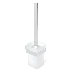 Simply S Brosse WC, chrome/verre dépoli (SATDSIMS37)
