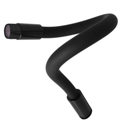 Robinet d'évier RAV SLEZÁK Colorado avec poignée en silicone 150 mm noir CO102.5/10CMAT