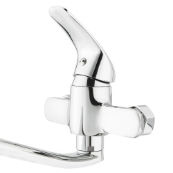 S-Line Pro 100 mitigeur de lavabo mural 100 mm, chrome (SIKOBSLPRO26110)