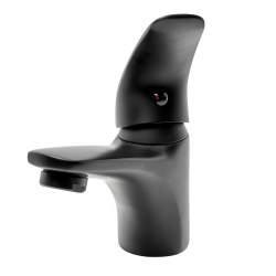 S-Line Pro mélangeur de lavabo sans bec noir SIKOBSLPRO271C