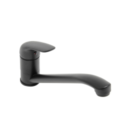 Siko S-Line Pro mitigeur de lavabo avec bras pivotant noir mat SIKOBSLPRO282C