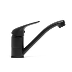 Siko S-Line Pro mitigeur de lavabo avec bras pivotant noir mat SIKOBSLPRO287C