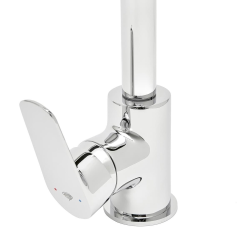 Swiss Aqua Technologies Mitigeur d'évier Swiss Aqua Technologies Mood avec bras pivotant chromé SATBSMOOD280K