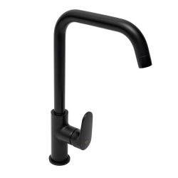 Swiss Aqua Technologies Mitigeur d'évier Swiss Aqua Technologies Dark avec bras pivotant noir SATBSDA280LC