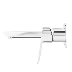 Optima Cube Way mitigeur de lavabo avec corps chromé CU101