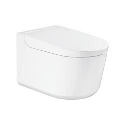  Pack WC Bâti-support autoportant RAPID SL + WC lavant suspendu Sensia Alpine + Plaque chrome + Set habillage (PROSENSIA1SB)