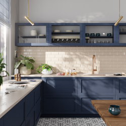 Ceramia Timeless 55x45x21 cm évier sous plan en inox 304 + mitigeur inox avec douchette extractible, cuivre brossé (TMLKSU-5545BCP-M2)