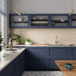 Ceramia Timeless 68x45x21 cm évier encastrable inox 304 + mitigeur inox avec douchette extractible, gun metal brossé (TMLKST-6845BGM-M1)