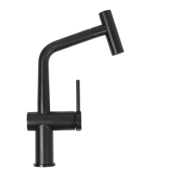 Timeless mitigeur d'évier à levier en acier inoxydable avec bec extractible, monotrou, cuivre brossé (TMLKF185BCP)