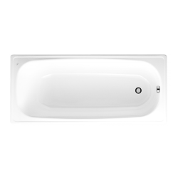 Riga Baignoire rectangulaire 120x70 cm en acier émaillé, Blanc (H2340200000001)