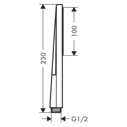 Hansgrohe Pulsify E douchette noir mat 24321670