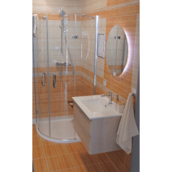 Iluxit Miroir rond avec éclairage LED 60x60 cm (ZIL60KLED)