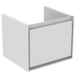CONNECT AIR Meuble pour lavabo Cube 55 cm, 400 x 485 x 412 mm Couleur Chêne grisé (E0844PS)