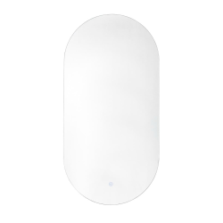 Project 40x80 cm miroir avec éclairage LED, film chauffant antibuée et capteur tactile (ZPROV8040LED)