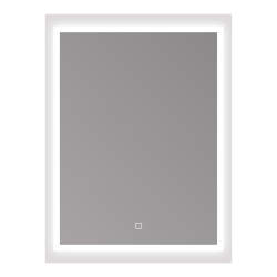 Feel 60x80 cm miroir rectangulaire avec éclairage LED et capteur, blanc  (SATZFEELOBLED6080)