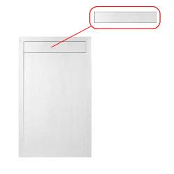 Fusion cache-siphon pour receveur de douche SATFUP14090BL, blanc (SATFUPKRYTBL)