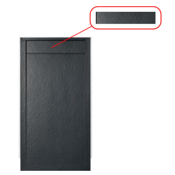 Fusion cache-siphon pour receveur de douche, noir (SATFUPKRYTG)