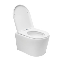 Pack WC bâti ECO 2L Swiss Aqua Technologies + cuvette suspendu Swiss Aqua Technologies + plaque blanche (STESTBRWT03-FR)