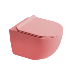 WC suspendu sans bride Tornado Quiet et fixations invisibles + abattant frein de chute (CEPX010RTORP)