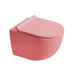 WC suspendu sans bride Tornado Quiet et fixations invisibles + abattant frein de chute (CEPX010RTORP)