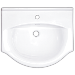 Naturel Lavabo Naturel Pro 66x51 cm, trou pour mélangeur au milieu (HA5665)