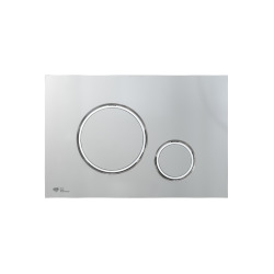 Bouton de commande SAT plastique chrome brillant (SATAT71)