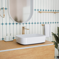 PixL 49,5 x 37 x 13,5 cm vasque à poser Infinitio, sans trop-plein, gris (CEPX4937GRM)