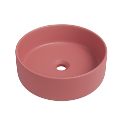 PixL 36 x 36 x 12 cm vasque à poser Infinitio, sans trop-plein, rose (CEPX3636PM)