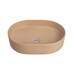 PixL 50 x 37 x 13,5 cm vasque à poser Infinitio, sans trop-plein, moka (CEPX5037MOM)