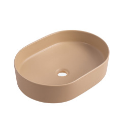 PixL 50 x 37 x 13,5 cm vasque à poser Infinitio, sans trop-plein, moka (CEPX5037MOM)