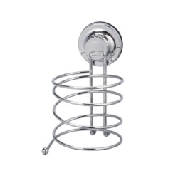 Multi Ecoloc Support de sèche-cheveux, fixation sans vis, chrome (ECO30)