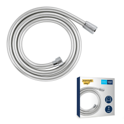 Grohe VitalioFlex Silver flexible de douche anti-torsion 150 cm, chrome (G27505001)