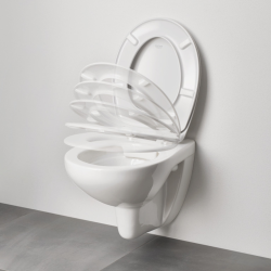 Grohe Bau Ceramic Siège abattant WC, blanc (39493000)