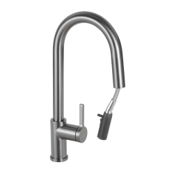 K400 évier en quartz composite avec égouttoir réversible 780x500 mm + Ceramia Timeless mitigeur (G31639TML2BGM-SET)