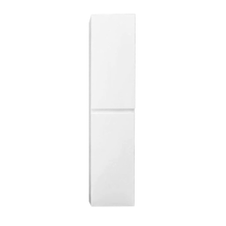 B-Way 30x133x35 cm meuble de salle de bain suspendu haut en bois, blanc brillant (BWAY35W)
