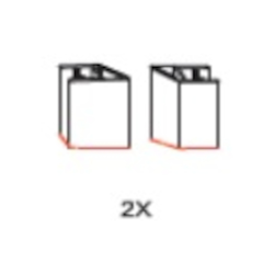 Basic x2 pièces de rechange (NDMKOUT78)