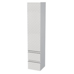 Cube Way 32,5x163x33 cm armoire de salle de bain suspendue haute, blanc mat (CUBE3DV351DL2ZBP)