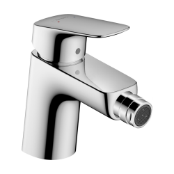 Vitra Integra bidet suspendu + trop-plein, 35,5x54 cm + Hansgrohe Logis 70 Mitigeur bidet (7042-028871204000)