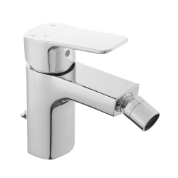 Vitra Integra bidet suspendu 35,5x54 cm + trop-plein + Optima Cube Way by Siko Mitigeur bidet (7042-0288CU235)