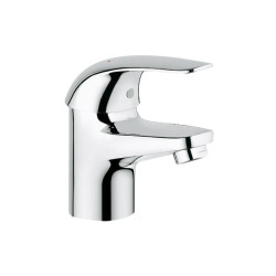 Strada II lavabo 600x430 mm 1 trou + Grohe Euroeco mitigeur monocommande lavabo 1/2", chrome (T300001G32734000)