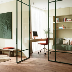 Zenn 30 Porto Revêtement de sol en vinyle clipsable et coussin insonorisant intégré, marron, 1,73 m2 (60002235)