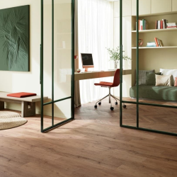 Zenn 30 Porto Revêtement de sol en vinyle clipsable et coussin insonorisant intégré, marron, 4,34 m2 (60002255)