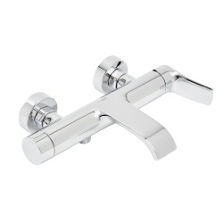 Infinitio mitigeur de baignoire mural entraxe 150 mm sans ensemble de douche, chrome (SATBSINF222)