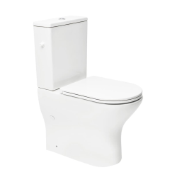 Brevis réservoir de chasse d'eau en céramique pour Combi WC SATBRE033RREXVPP (cuvette non fournie), blanc (SATBRE033RREXVPC)