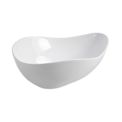 DARK mitigeur d'évier bras pivotant, or + Ceramia PixL 51x38x19 cm vasque à poser, sans trop-plein, blanc (SAT280LBZCEPX5038)