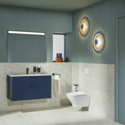 Optica WC suspendu sans bride en céramique Vortex, fixations invisibles, vendu sans abattant, blanc (A346V13000)