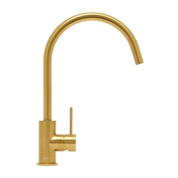Aurum mitigeur évier sur pied 36,3 cm avec bras pivotant, or brossé (SATBAUR280BG)